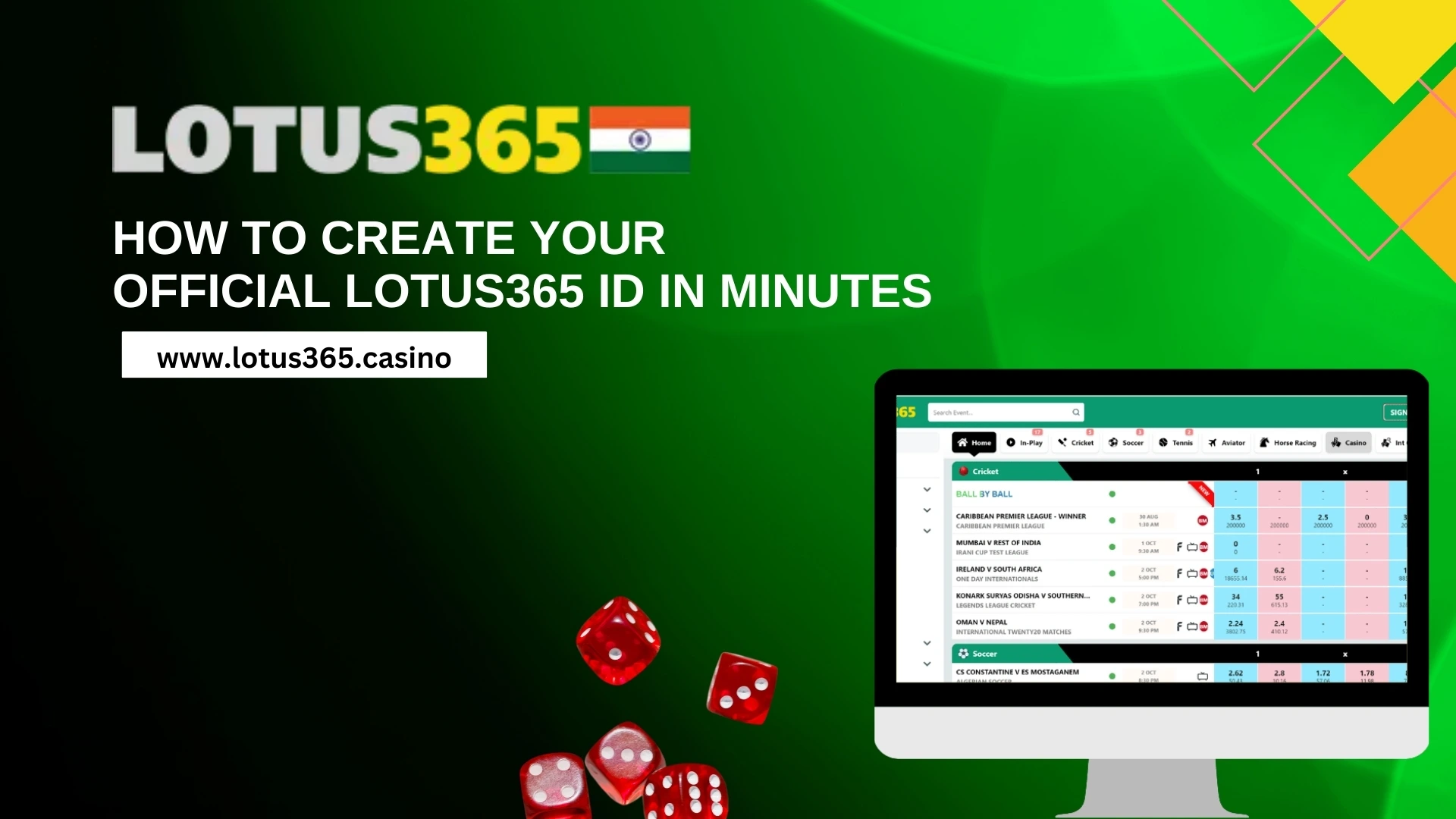 How to Create Your Official Lotus365 ID in Minutes