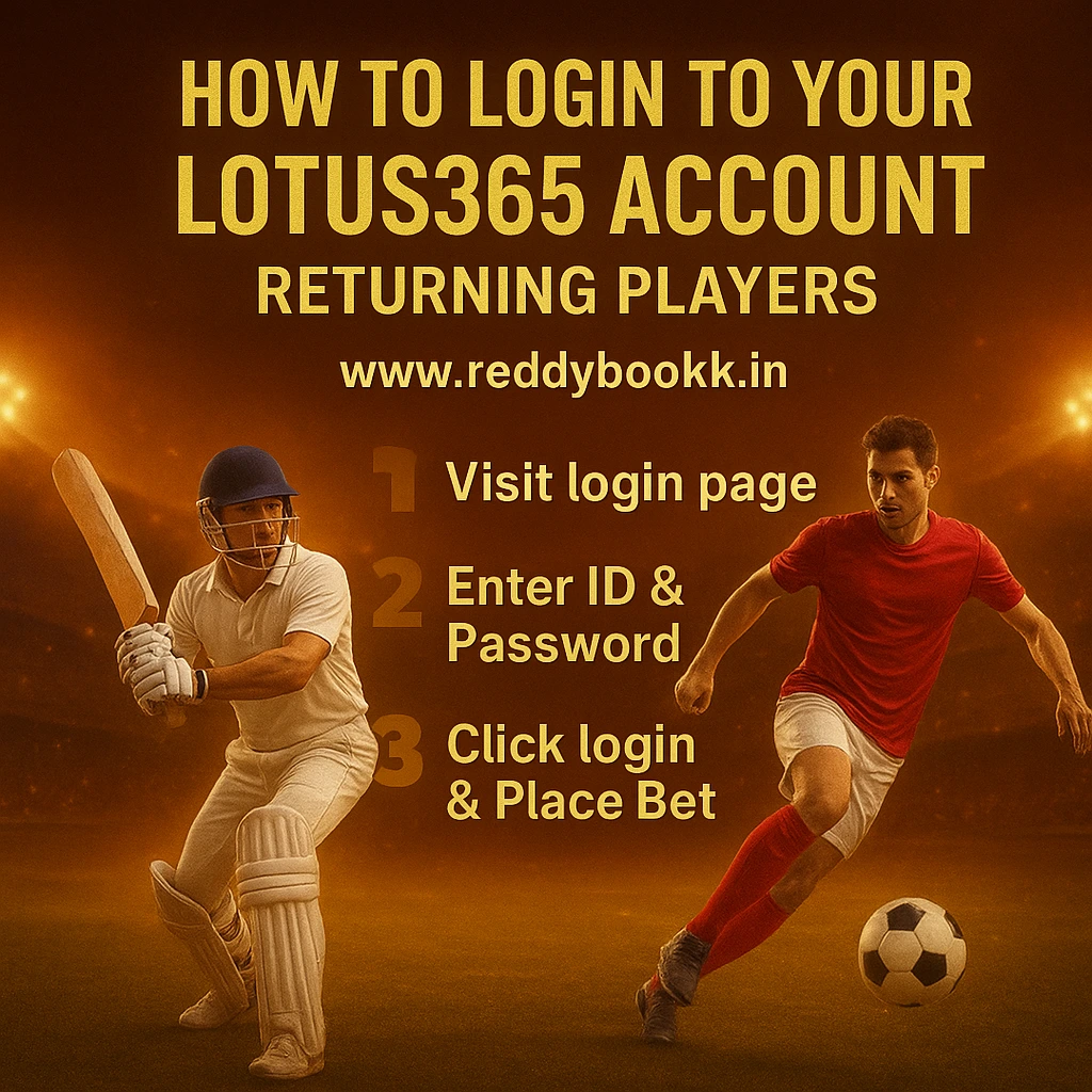 How to login lotus365 account