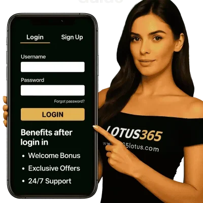 Lotus365 Sign up process
